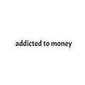 Addicted to Money Sticker — Minimal Text Laptop, Planner & Water Bottle Decal