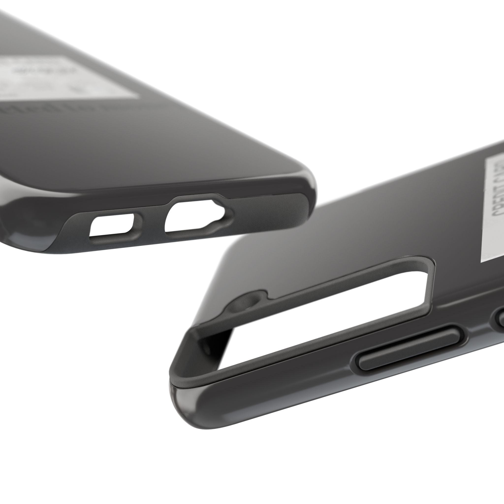 Addicted Credit Card Graphic Tough Phone Case — Minimal White Protective Cover