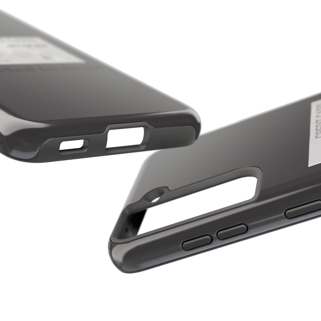 Addicted Credit Card Graphic Tough Phone Case — Minimal White Protective Cover