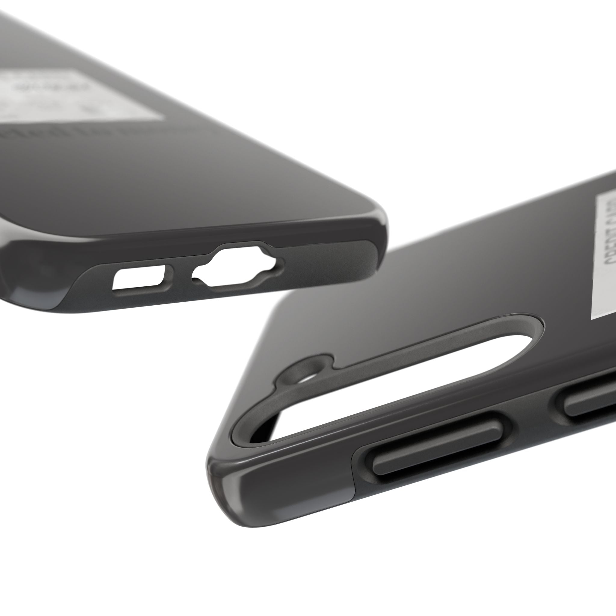 Addicted Credit Card Graphic Tough Phone Case — Minimal White Protective Cover